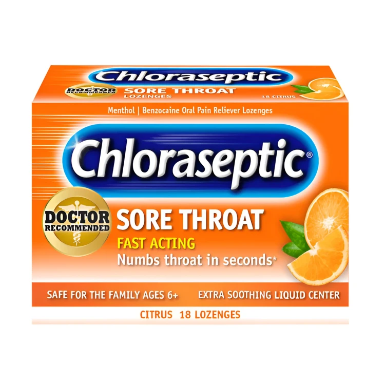 Chloraseptic Citrus Lozenges 18'S